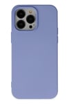 Mey İthalat®  iPhone 14 Pro Max Kılıf Nano içi Kadife Silikon - Lila