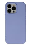 Mey İthalat®  iPhone 14 Pro Max Kılıf Nano içi Kadife Silikon - Lila