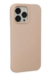 Mey İthalat®  iPhone 14 Pro Max Kılıf Nano içi Kadife Silikon - Pudra
