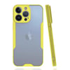 Mey İthalat®  iPhone 14 Pro Max Kılıf Platin Silikon - Sarı