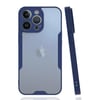 Mey İthalat®  iPhone 14 Pro Max Kılıf Platin Silikon - Lacivert