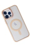 Mey İthalat®  iPhone 14 Pro Max Kılıf Room Magneticsafe Silikon - Pudra