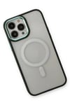 Mey İthalat®  iPhone 14 Pro Max Kılıf Room Magneticsafe Silikon - Köknar Yeşili