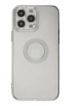 Mey İthalat®  iPhone 14 Pro Max Kılıf Santa Lens Silikon - Şeffaf