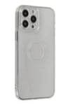 Mey İthalat®  iPhone 14 Pro Max Kılıf Santa Lens Silikon - Şeffaf