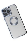 Mey İthalat®  iPhone 14 Pro Max Kılıf Slot Silikon - Sierra Blue