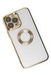 Mey İthalat®  iPhone 14 Pro Max Kılıf Slot Silikon - Gold