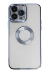 Mey İthalat®  iPhone 14 Pro Max Kılıf Slot Silikon - Sierra Blue