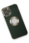 Mey İthalat®  iPhone 14 Pro Max Kılıf Store Silikon - Yeşil
