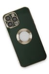 Mey İthalat®  iPhone 14 Pro Max Kılıf Store Silikon - Yeşil