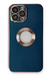 Mey İthalat®  iPhone 14 Pro Max Kılıf Store Silikon - Mavi