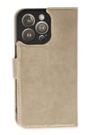 Mey İthalat®  iPhone 14 Pro Max Kılıf Trend S Plus Kapaklı Kılıf - Gold