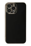 Mey İthalat®  iPhone 14 Pro Max Kılıf Volet Silikon - Siyah
