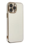 Mey İthalat®  iPhone 14 Pro Max Kılıf Volet Silikon - Beyaz