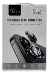 Mey İthalat®  iPhone 14 Pro Max PVD Metal Kamera Lens - Turuncu