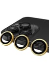 Mey İthalat®  iPhone 14 Pro Max Raze Metal Kamera Lens - Gold