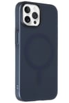 Mey İthalat®  iPhone 14 Pro Tuna PC Slim Magsafe Kapak - Lacivert