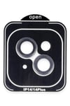 Mey İthalat®  iPhone 14 PVD Metal Kamera Lens - Siyah