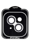 Mey İthalat®  iPhone 14 PVD Metal Kamera Lens - Gümüş