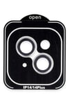 Mey İthalat®  iPhone 14 PVD Metal Kamera Lens - Gümüş