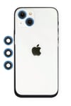 Mey İthalat®  iPhone 14 Shine Kamera Lens - Mavi