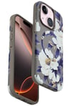 Mey İthalat®  iPhone 15 Flower Series Magsafe Kapak - Gri