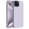 Mey İthalat®  iPhone 15 Kılıf First Silikon - Lila