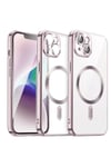 Mey İthalat®  iPhone 15 Kılıf Kross Magneticsafe Kapak - Rose