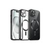 Mey İthalat®  iPhone 15 Kılıf Kross Magneticsafe Kapak - Siyah