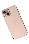Mey İthalat®  iPhone 15 Kılıf Volet Silikon - Pembe