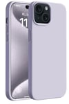 Mey İthalat®  iPhone 15 Plus Kılıf First Silikon - Lila