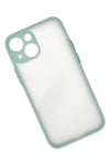 Mey İthalat®  iPhone 15 Plus Kılıf Montreal Silikon Kapak - Açık Yeşil