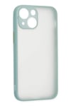 Mey İthalat®  iPhone 15 Plus Kılıf Montreal Silikon Kapak - Açık Yeşil