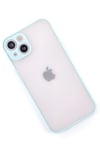 Mey İthalat®  iPhone 15 Plus Kılıf Montreal Silikon Kapak - Turkuaz