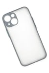 Mey İthalat®  iPhone 15 Plus Kılıf Montreal Silikon Kapak - Gri
