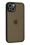 Mey İthalat®  iPhone 15 Plus Kılıf Montreal Silikon Kapak - Siyah