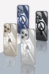 Mey İthalat®  iPhone 15 Pro Drop Magsafe Kapak - Lacivert