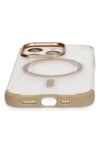 Mey İthalat®  iPhone 15 Pro Hilton Magsafe Kapak - Gold