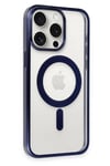 Mey İthalat®  iPhone 15 Pro Kılıf Erozi Magsafe Kapak - Lacivert