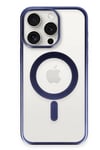 Mey İthalat®  iPhone 15 Pro Kılıf Erozi Magsafe Kapak - Lacivert