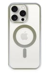 Mey İthalat®  iPhone 15 Pro Kılıf Erozi Magsafe Kapak - Gri