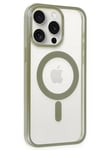 Mey İthalat®  iPhone 15 Pro Kılıf Erozi Magsafe Kapak - Gri