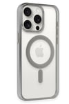 Mey İthalat®  iPhone 15 Pro Kılıf Erozi Magsafe Kapak - Gümüş