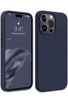 Mey İthalat®  iPhone 15 Pro Kılıf First Silikon - Lacivert
