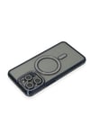 Mey İthalat®  iPhone 15 Pro Kılıf Joke Simli Magneticsafe Kılıf - Lacivert