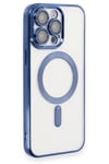 Mey İthalat®  iPhone 15 Pro Kılıf Kross Magneticsafe Kapak - Lacivert