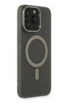 Mey İthalat®  iPhone 15 Pro Kılıf Lodos Magneticsafe Mat Kapak - Titan Gri
