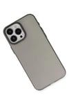 Mey İthalat®  iPhone 15 Pro Kılıf Modos Metal Kapak - Siyah