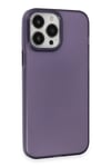 Mey İthalat®  iPhone 15 Pro Kılıf Modos Metal Kapak - Derin Mor