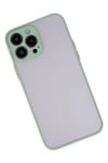 Mey İthalat®  iPhone 15 Pro Kılıf Montreal Silikon Kapak - Açık Yeşil